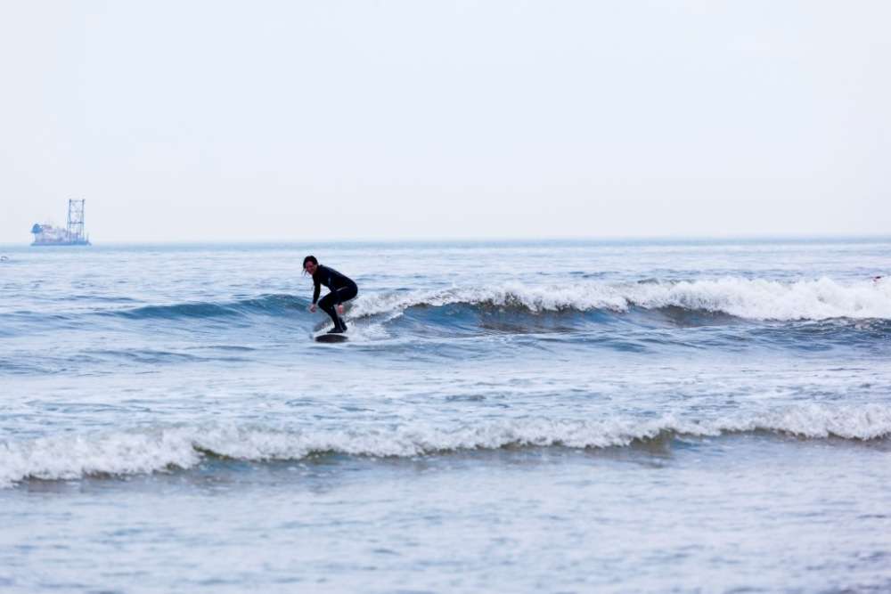 Surfing in New York City