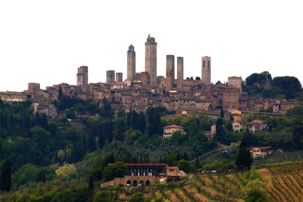 The medieval skyscrapers of San Gimignano