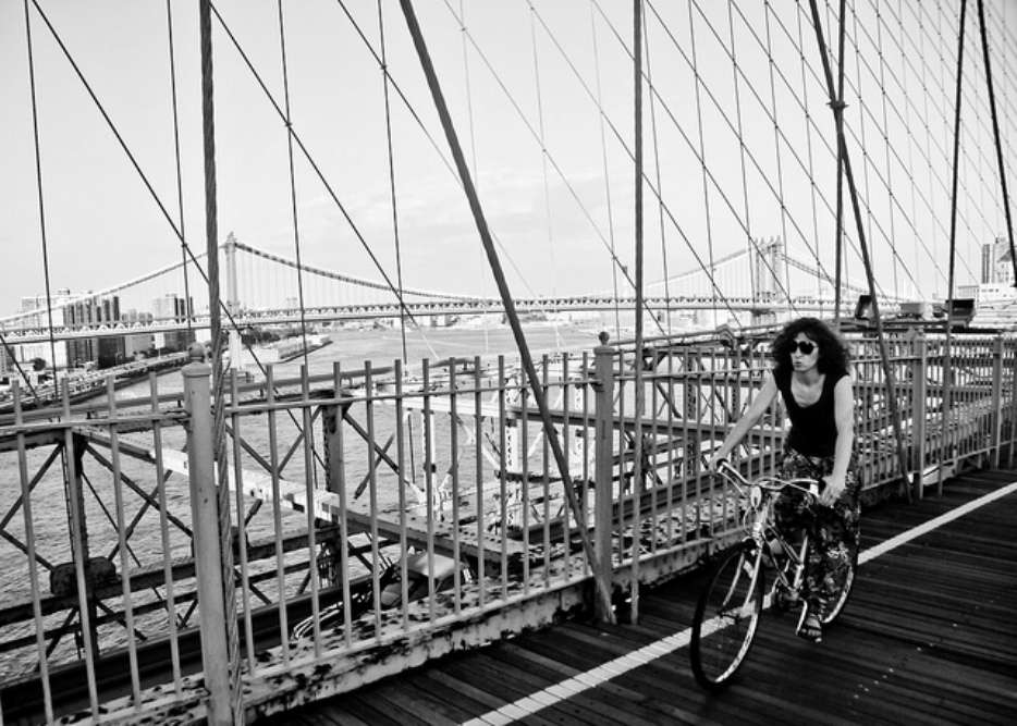 Ride across Brooklyn Bridge