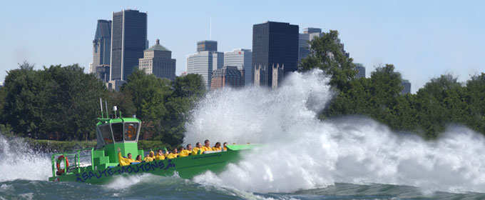 Go jet-boating on the Lachine Rapids