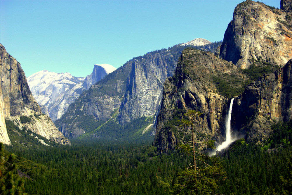 Waterwheel Falls in Yosemite National Park