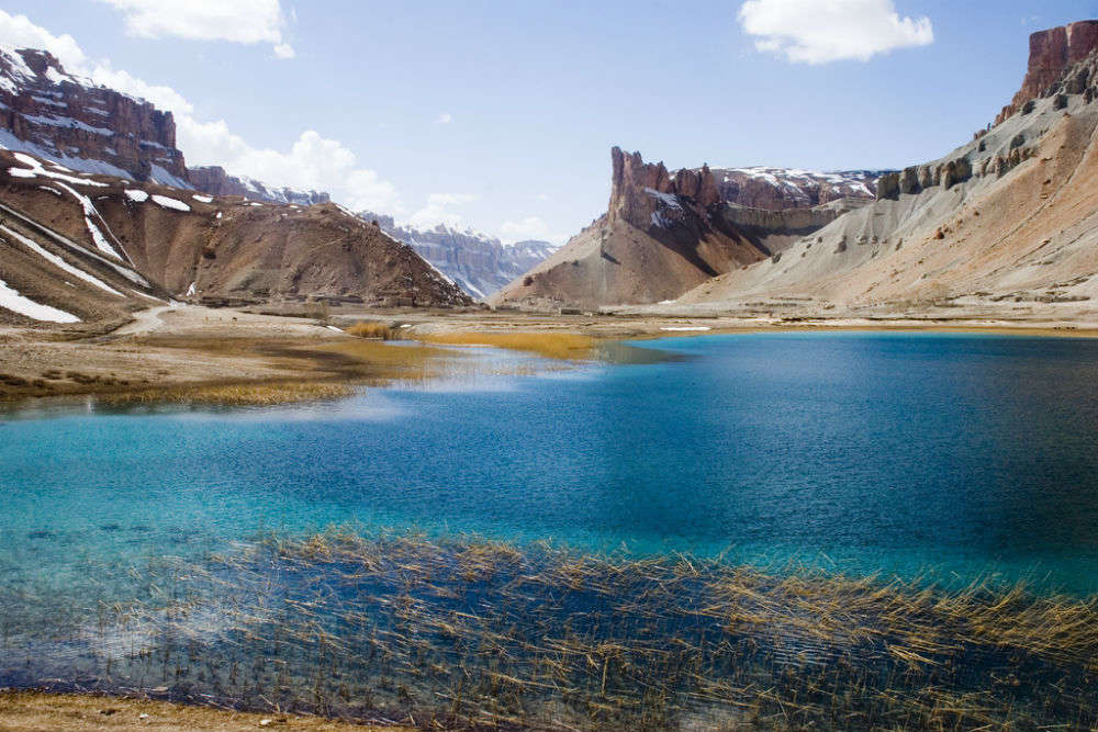 The deep blue lakes of Band-e Amir