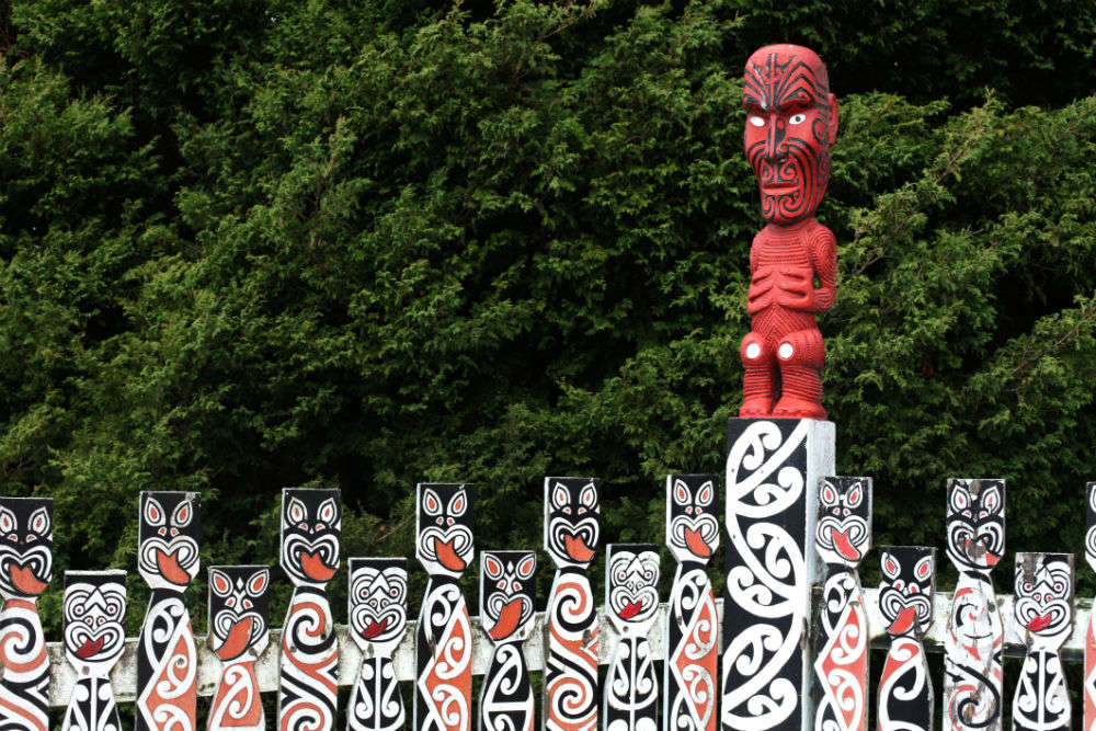 Feast on Maori culture