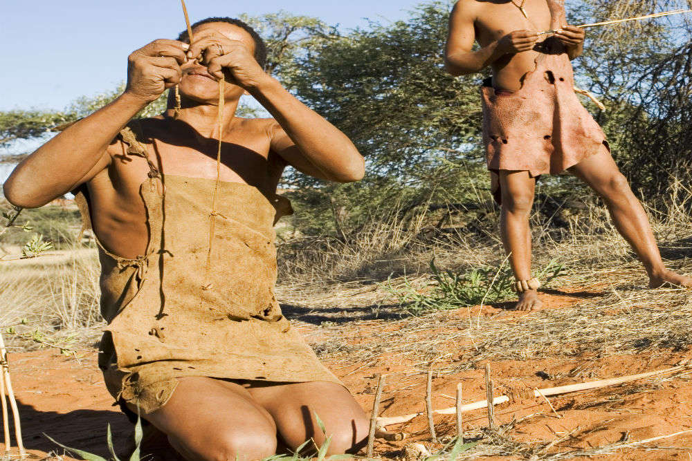 Namibian bushmen