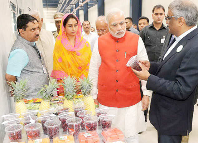 Centre allocates 17 mega food parks to states, private firms - Times of