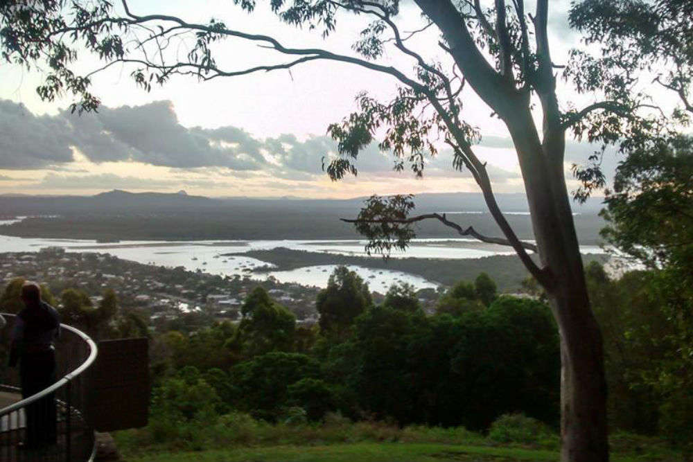 Sunset at the Noosa Lookout in National Park