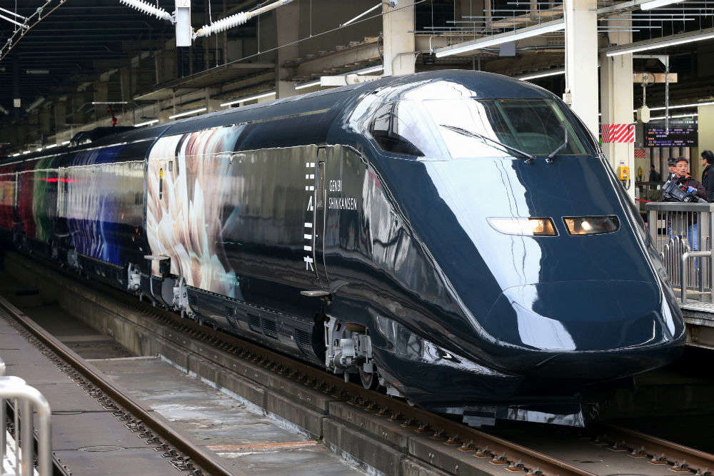 Bullet train ride (from Tokyo)