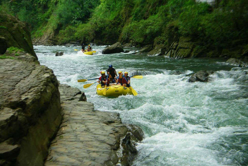 Raft the river