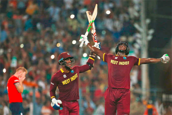 World T20 final - England vs West Indies : That's a wrap guy! What a day for West Indies. After women team won its maiden World T20 title in the evening, beating