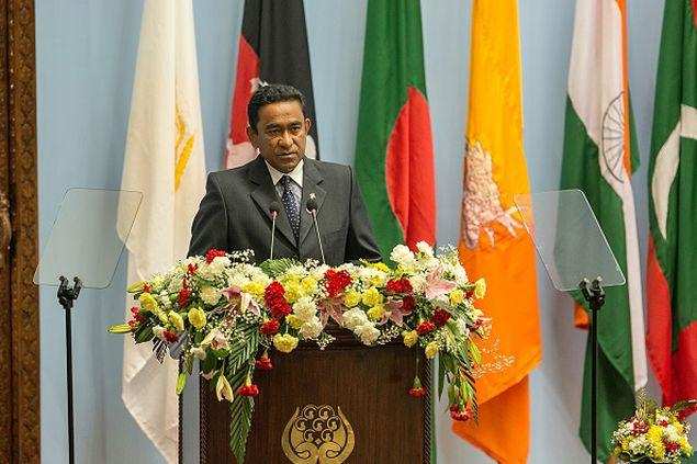 File photo of President Abdulla Yameen.