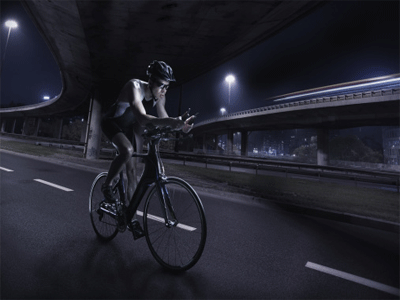 cycling at night