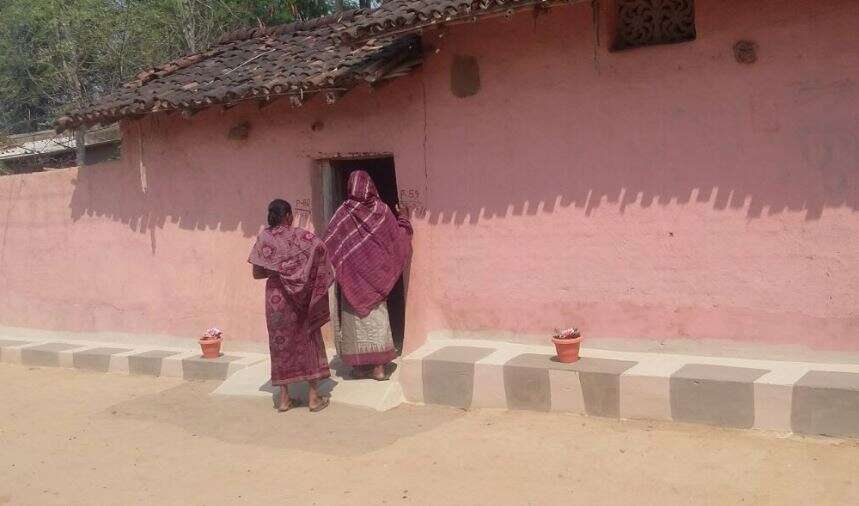 Chhattisgarh village turns ‘pink’ with toilets Raipur News Times of
