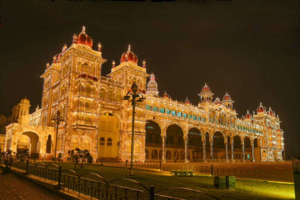 Mysore by night