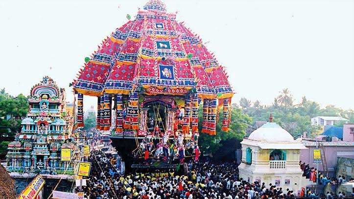 Car festival held at Tiruvarur Thyagaraja Swamy Temple after a gap of ...