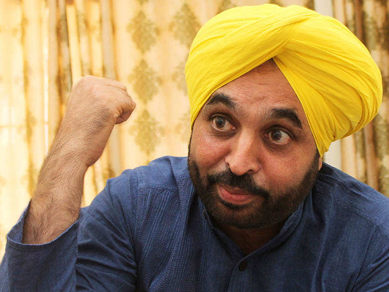 File picture of Bhagwant Mann. (Picture: TOI)