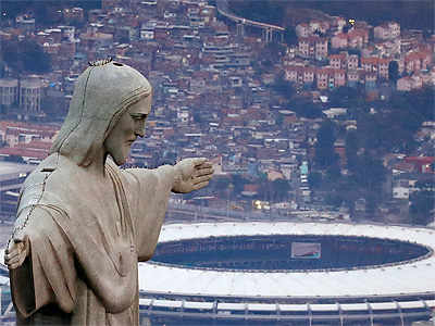 Jesus Christ the Redeemer in Rio de Janeiro. (Reuters Photo)