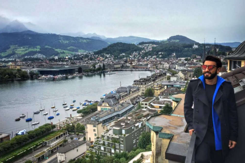 Snippets you shouldn't miss from Ranveer Singh’s Switzerland trip