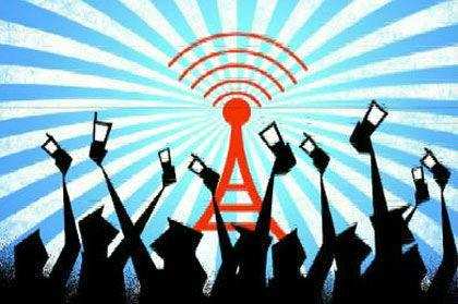 Eight mobile phone service providers are participating in the auction for 46 MHz in 900 MHz band and 385 MHz in 1,800 MHz band.