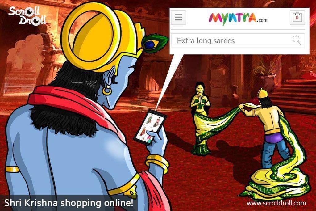 BoycottMyntra? But, Myntra has nothing to do with that 'Lord Krishna ad' -  Times of India