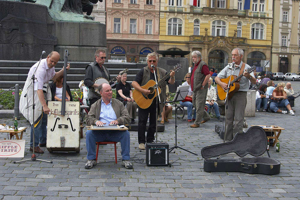 The local folk band
