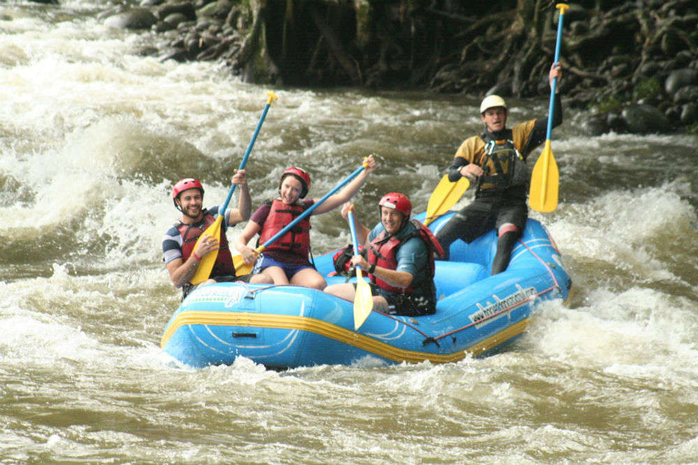 Whitewater river rafting