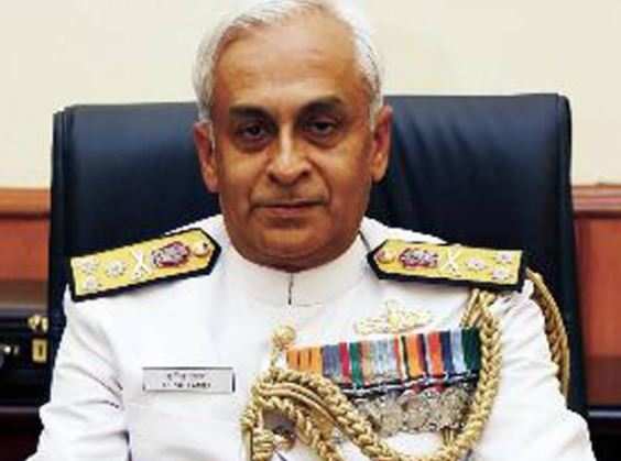  Navy chief Admiral Sunil Lanba. (File photo)