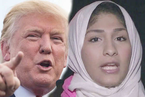 Donald Trump and Yasmin Seweid