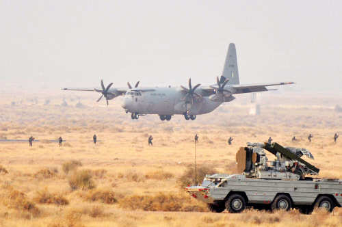India has rejected Cheel (Raven) mini drones and 'Roll-on, roll-off; modules for C-130J Super Hercules Aircraft (in photo).