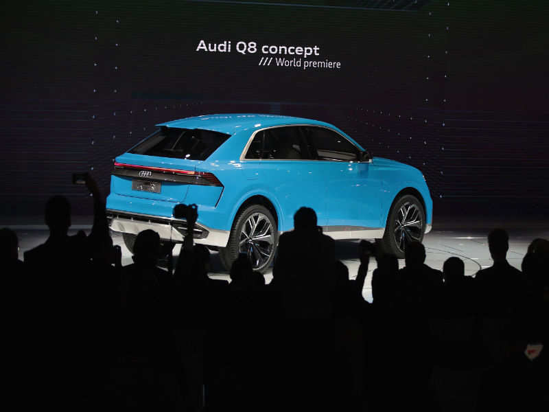 Audi's Q8 concept car. (AFP Photo)