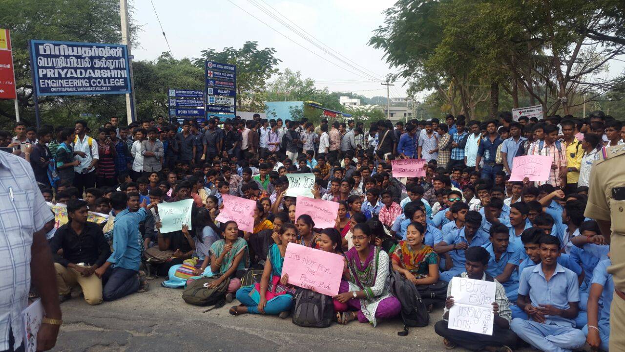 Tamil Nadu witnessing mass student uprising for jallikattu