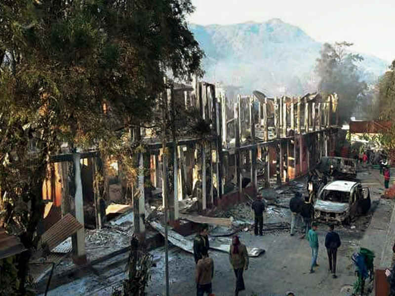 Situation normalises in violence-hit Kohima, people throng markets