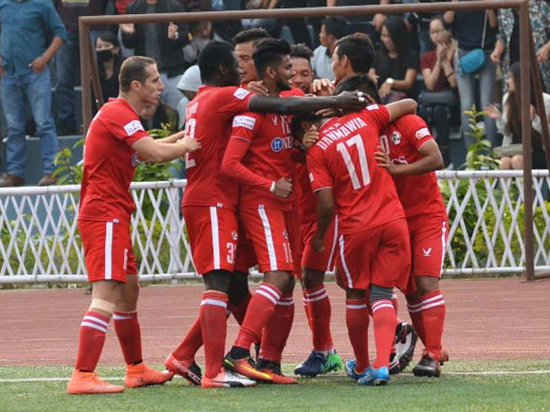 <p>With the win, Aizawl rose to 20 points, one point shy of joint leaders East Bengal and Mohun Bagan.<o:p></o:p> (Twitter Photo)</p>