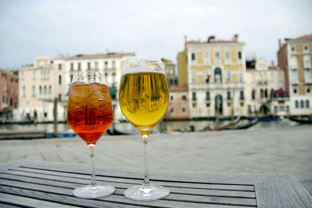 Enjoy a Spritz with the locals at Campo Margherita