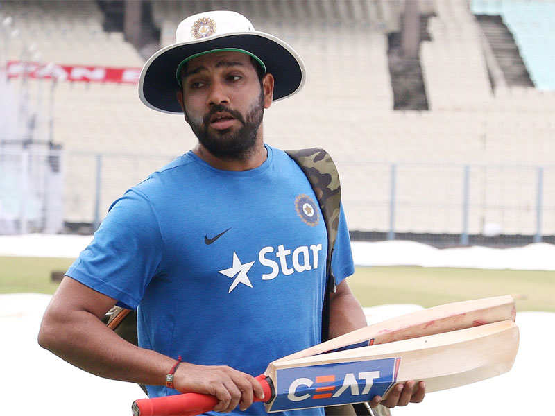 Rohit Sharma during a practice session. (TOI Photo)