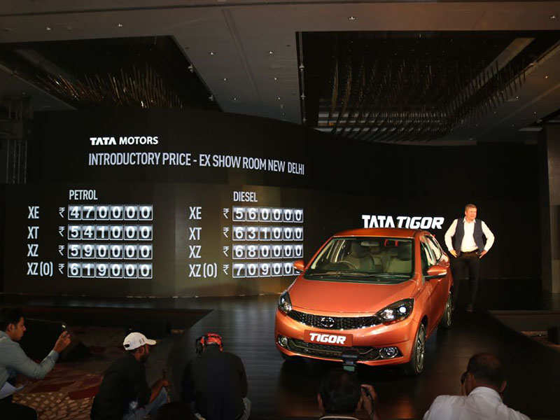 Tata Tigor, priced at Rs 4.7 lakh, is Tata Motors's challenge to Swift Dzire
