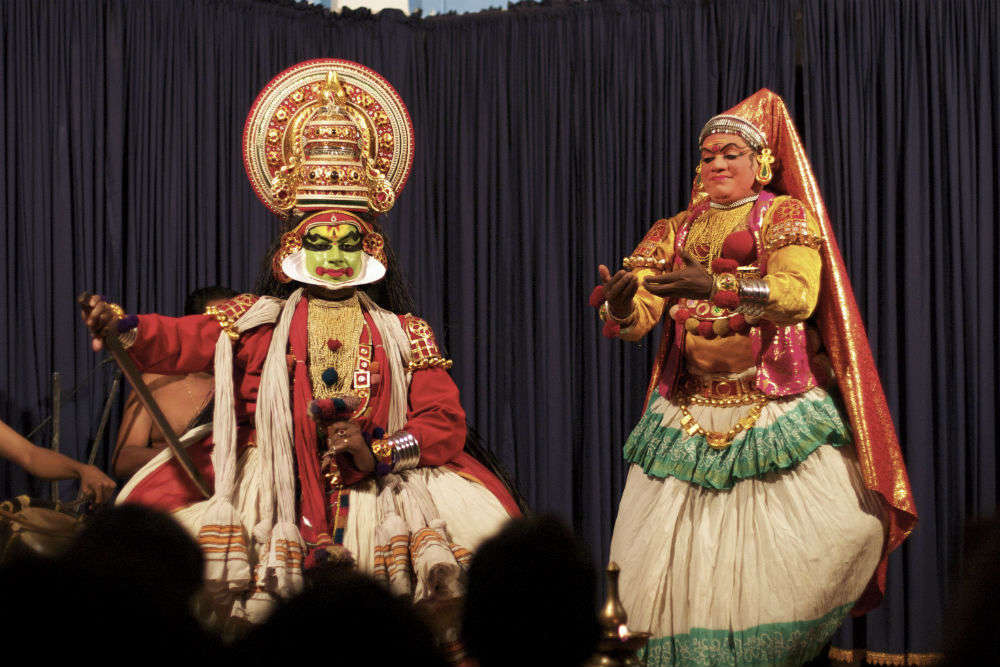 Watch a Kathakali performance