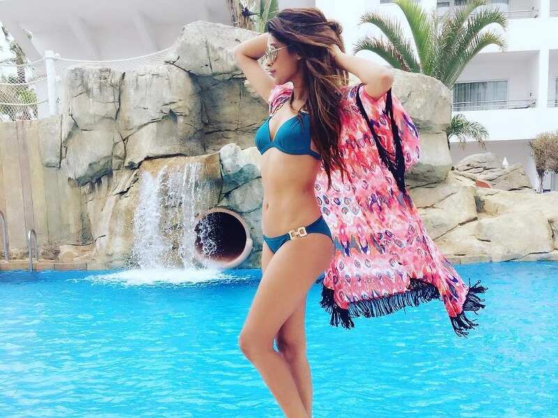 Bigg Boss 10 contestant Lopamudra Raut rocks a blue bikini at a ...