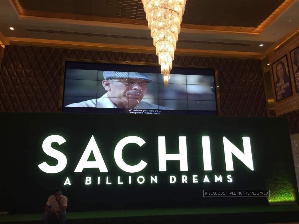Exclusive pics: 'Sachin: A Billion Dreams' is all set for a grand premiere | Hindi Movie News - Times of India Exclusive pics: 'Sachin: A Billion Dreams' is all set for a grand premiere | Hindi Movie News - Times of India