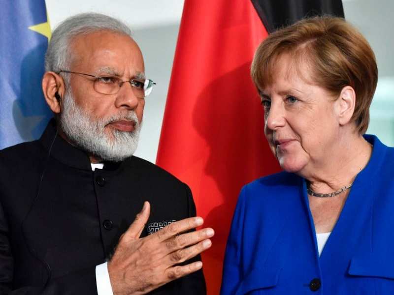 German Chancellor Angela Merkel and Prime Minister Narendra Modi 
