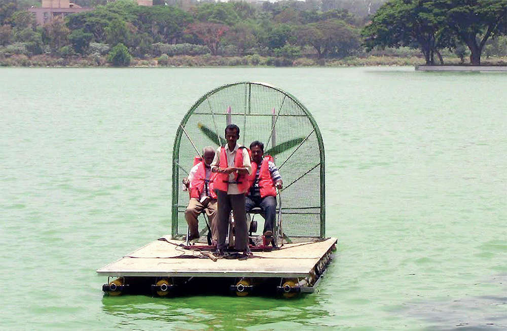NAL plans to test the boat to clear weeds from Ulsoor Lake