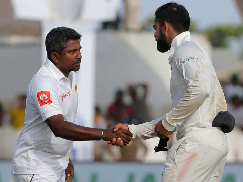 Sri Lanka skipper Rangana Herath that they were outplayed by India. (AP Photo)