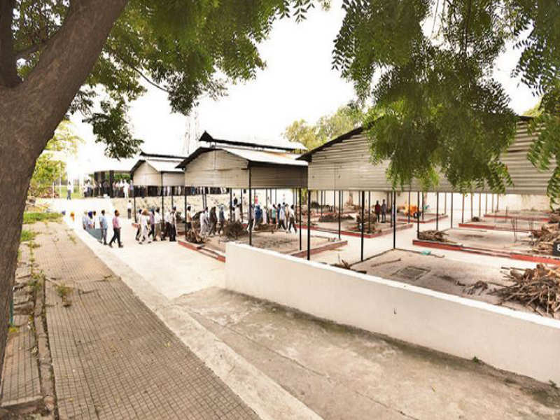 The cremation ground in Mohali will soon get more benches, parking space and sheds