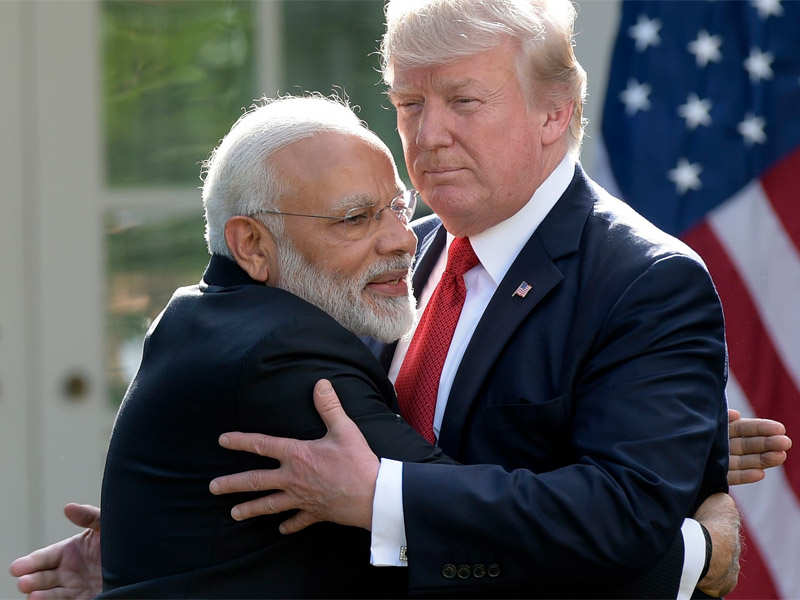 PM Modi and US President Trump at the former's state visit to the US in June (Photo: AP)