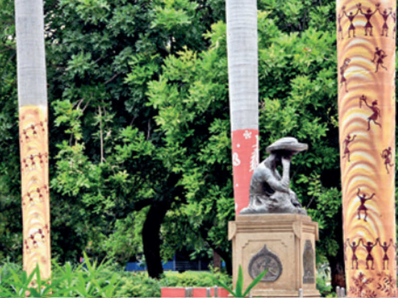 Currently, trees at Gandhi Baug are being painted and they would be open for public viewing on Narmad Jayanti on August 24