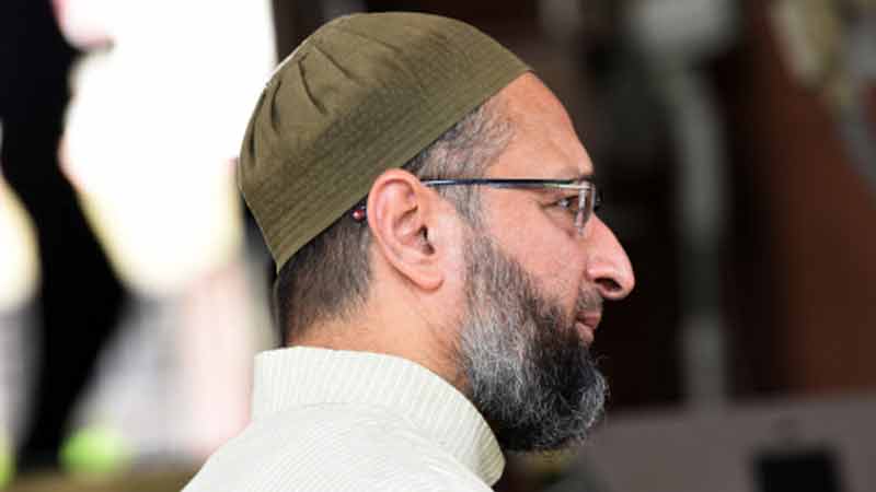AIMIM chief Asaduddin Owaisi gives 
