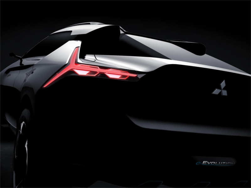 Mitsubishi e-Evolution will be a low-slung, highly-aerodynamic SUV Coupé concept