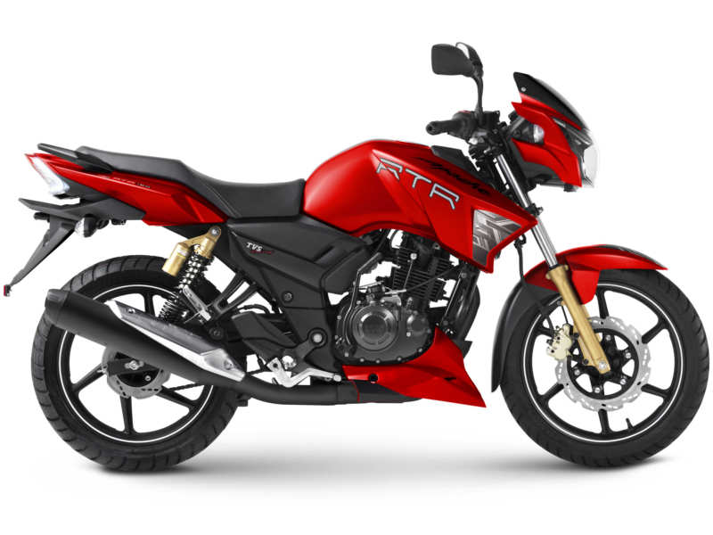Tvs Motor Tvs Apache Rtr Series Gets New Matte Red Colour Times