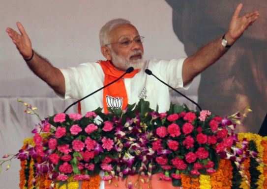 BJP plans Modi-centric campaign in Gujarat to counter Congress - Times of India