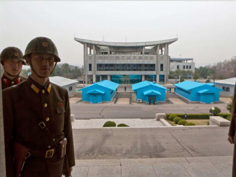 North Korea soldier shot six times as he defected to South - Times of India