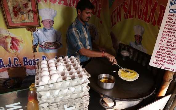 Boiling egg prices leave street food vendors bleeding